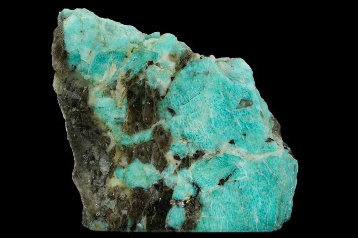 Wide, Single Side Polished Amazonite - Madagascar #129911